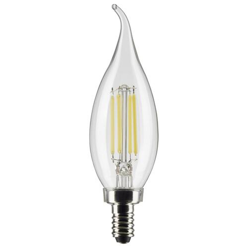 Satco Lighting 5.5W LED CA10 Filament Light Bulb in 2700K by Satco Lighting S21304