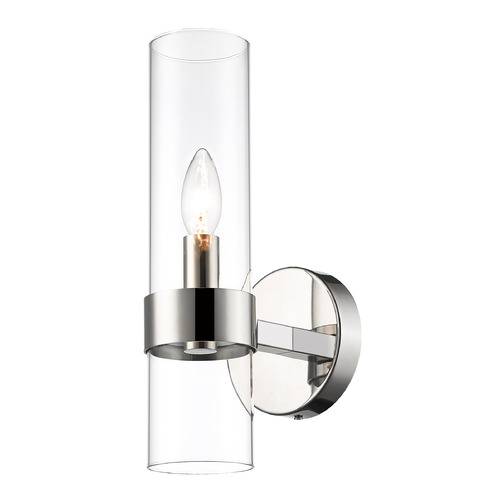 Z-Lite Datus Polished Nickel Sconce by Z-Lite 4008-1S-PN