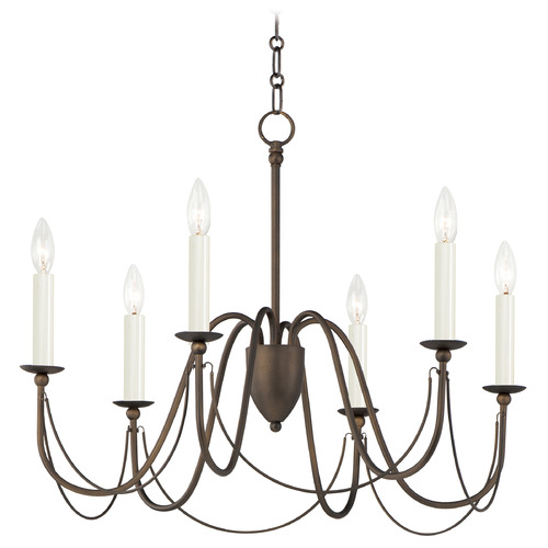 Maxim Lighting Maxim Lighting Plumette Chestnut Bronze Chandelier 12166CHB