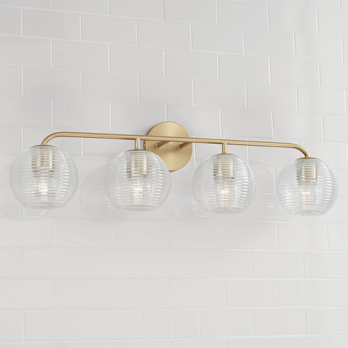 Capital Lighting Dolan 33.50-Inch Bath Light in Brass by HomePlace by Capital Lighting 149941MA-544