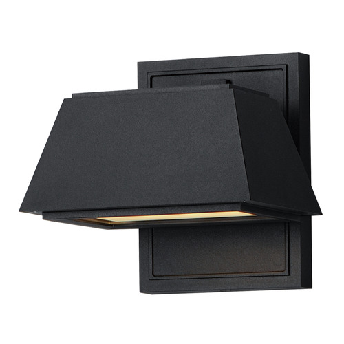 Maxim Lighting Maxim Lighting Mansard Black LED Outdoor Wall Light 52129BK