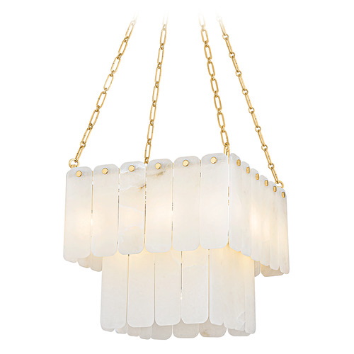 Hudson Valley Lighting Hudson Valley Lighting Moissanite Aged Brass LED Mini-Chandelier 7418-AGB