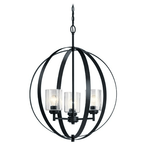Kichler Lighting Winslow 24.50-Inch Black Chandelier by Kichler Lighting 44034BK
