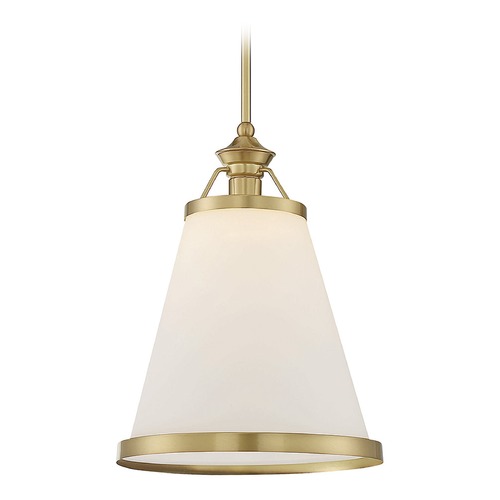 Savoy House Ashmont Warm Brass Pendant by Savoy House 7-130-1-63