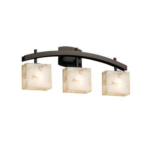 Justice Design Group Archway 3-Light Bath Light in Dark Bronze by Justice Design Group ALR-8593-55-DBRZ