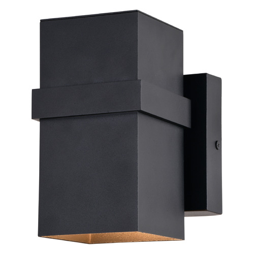 Vaxcel Lighting Vaxcel Lighting Lavage Textured Black Outdoor Wall Light T0660