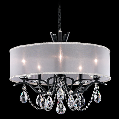 Schonbek Lighting Schonbek Worldwide Lighting Vesca Ferro Black Crystal Chandelier VA8305N-59R1