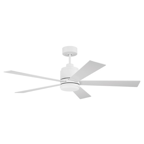 Craftmade Lighting Craftmade Lighting Mccoy White LED Ceiling Fan with Light MCY52W5