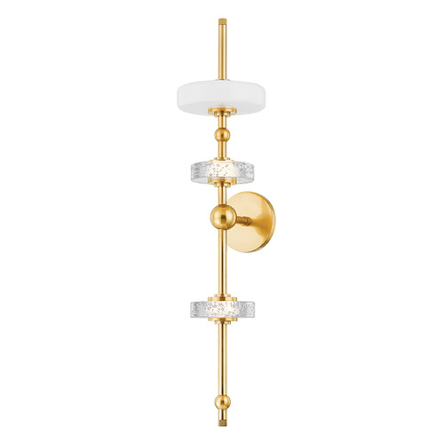 Hudson Valley Lighting Hudson Valley Lighting Maynard Aged Brass LED Sconce 8130-AGB