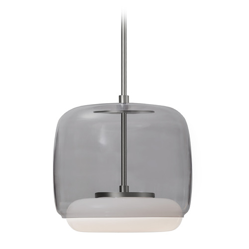 Kuzco Lighting Kuzco Lighting Enkel Brushed Nickel LED Pendant Light with Drum Shade PD70610-SM/BN-UNV
