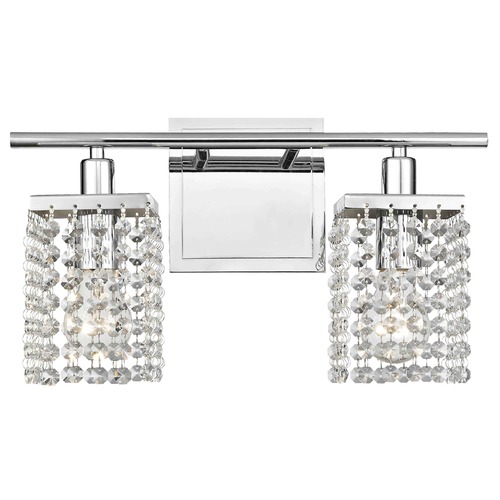 Ashford Classics Lighting 2-Light Crystal Bathroom Vanity Light 2275-26