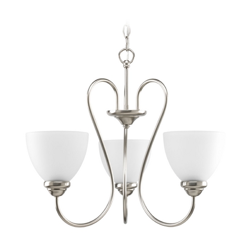 Progress Lighting Heart 21.69-Inch Chandelier in Brushed Nickel by Progress Lighting P4664-09