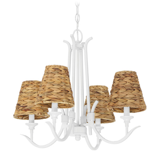 Craftmade Lighting Craftmade Lighting Kokomo Matte White Chandelier 58324-MWW