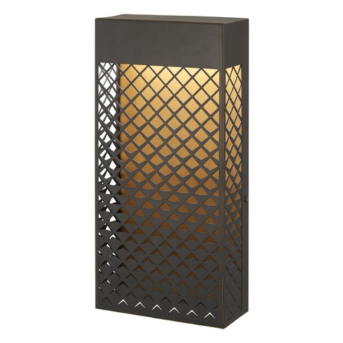 Minka Lavery Guild Old Rubbed Bronze with Matte Gold LED Outdoor Wall Light by Minka Lavery 9852-30-L
