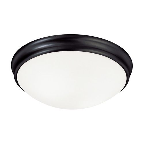 HomePlace by Capital Lighting Hansen 14-Inch Flush Mount in Matte Black by Capital Lighting 2034MB