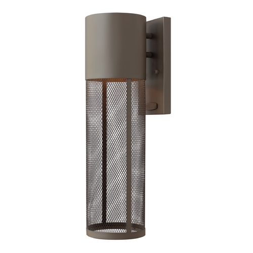 Hinkley Modern Outdoor Wall Light in Buckeye Bronze by Hinkley Lighting 2304KZ