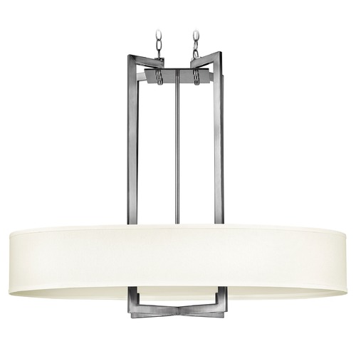 Hinkley Hampton 40-Inch Oval Pendant in Antique Nickel by Hinkley Lighting 3208AN