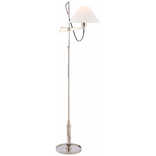 Visual Comfort Signature Collection J. Randall Powers Hargett Floor Lamp in Nickel by VC Signature SP1505PNL
