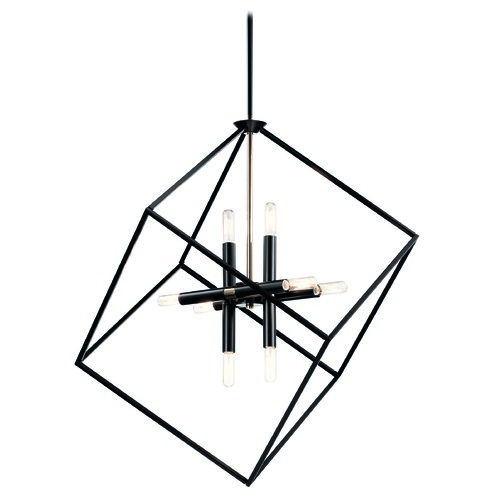 Kichler Lighting Cartone 25.50-Inch Black Chandelier by Kichler Lighting 42526BK