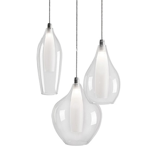 Kuzco Lighting Victoria Chrome LED Multi-Light Pendant by Kuzco Lighting MP3003