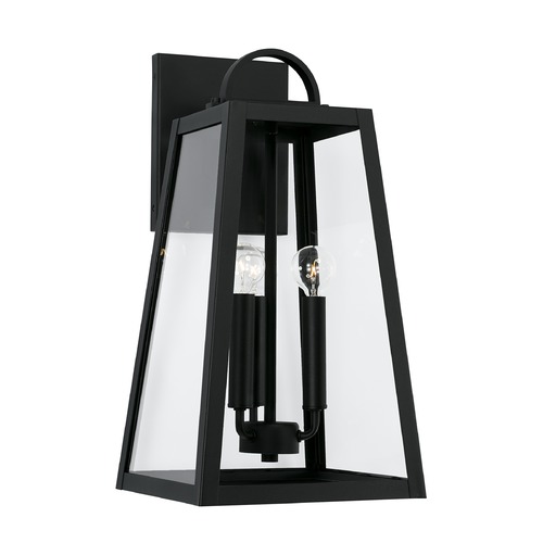 Capital Lighting Leighton 19.50-Inch Black Outdoor Wall Light by HomePlace by Capital Lighting 943732BK