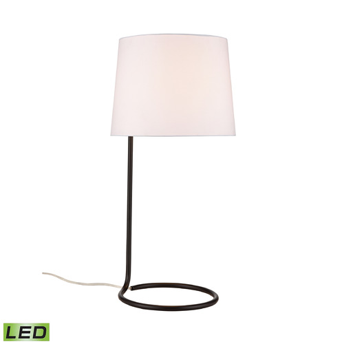 Elk Lighting Elk Lighting Loophole Oiled Bronze LED Table Lamp with Empire Shade H0019-9581-LED