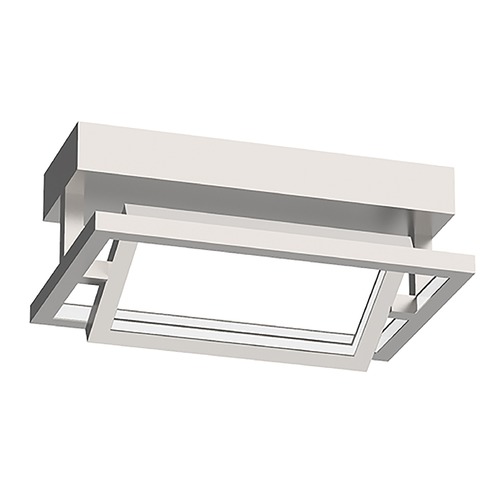 Kuzco Lighting Mondrian 12-Inch Adjustable LED Flush Mount in Nickel by Kuzco SF16212-BN