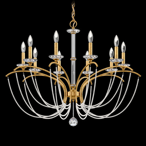 Schonbek Lighting Priscilla Heirloom Gold Chandelier by Schonbek Lighting BC7110N-22PWT