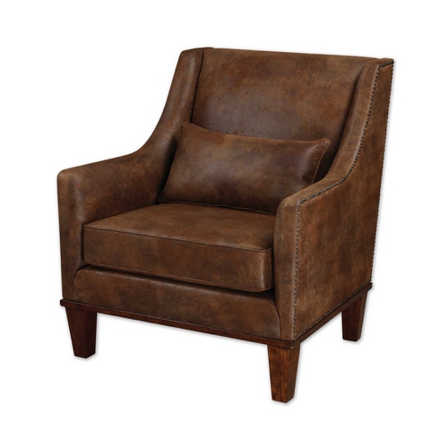 Uttermost Lighting Chair in Weathered Hickory by Uttermost Lighting 23030