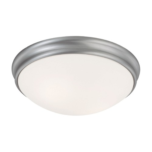 Capital Lighting Hansen 12-Inch Flush Mount in Matte Nickel by Capital Lighting 2032MN