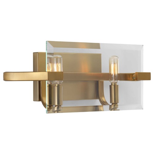 Progress Lighting Cahill Brushed Bronze 2-Light Bathroom Light by Progress Lighting P300109-109