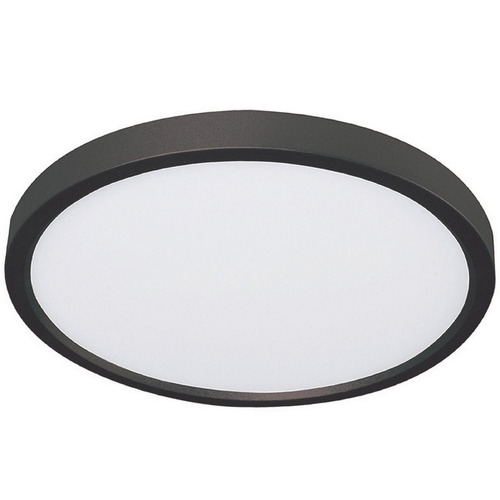AFX Lighting Afx Lighting Edge Round Black LED Flushmount Light EGRF08LAJD1BK