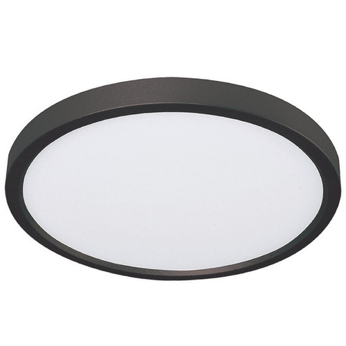 AFX Lighting Afx Lighting Edge Round Black LED Flushmount Light EGRF08LAJD3BK