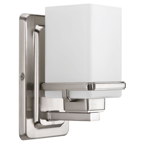 Progress Lighting Metric Sconce in Brushed Nickel by Progress Lighting P2193-09