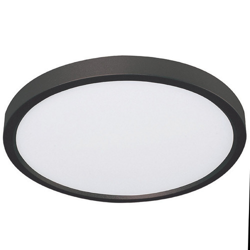AFX Lighting Afx Lighting Edge Round Black LED Flushmount Light EGRF12LAJD1BK