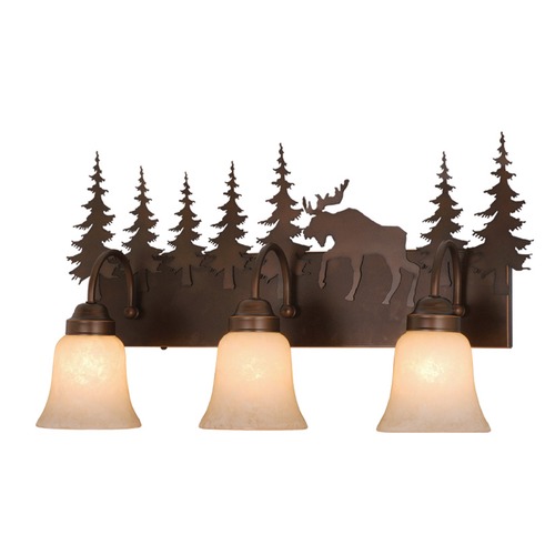 Vaxcel Lighting Yellowstone Burnished Bronze Bathroom Light by Vaxcel Lighting VL55603BBZ