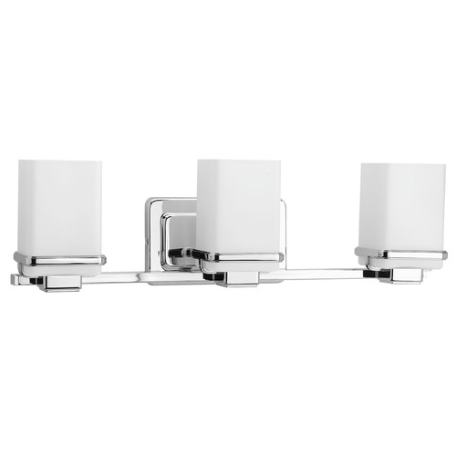 Progress Lighting Metric Bathroom Light in Chrome by Progress Lighting P2195-15