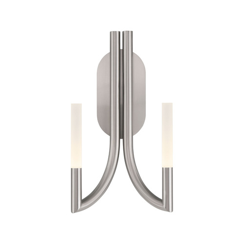 Eurofase Lighting Olette 2-Light LED Wall Sconce in Brushed Nickel by Eurofase Lighting 49009-026