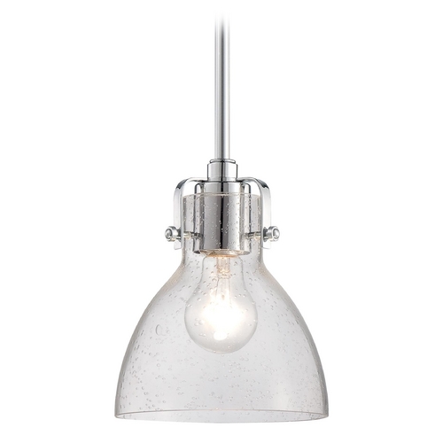 Minka Lavery Seeded Glass Mini Pendant Chrome by Minka Lavery 2244-77