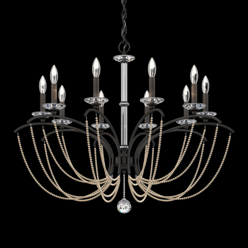 Schonbek Lighting Priscilla Black Chandelier by Schonbek Lighting BC7110N-51PBZ