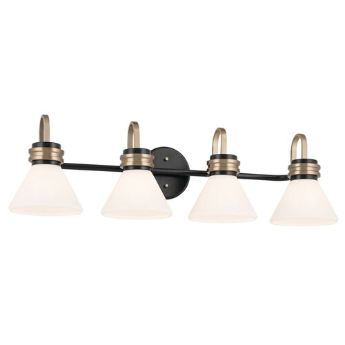 Kichler Lighting Farum Black Bathroom Light by Kichler Lighting 55156BK