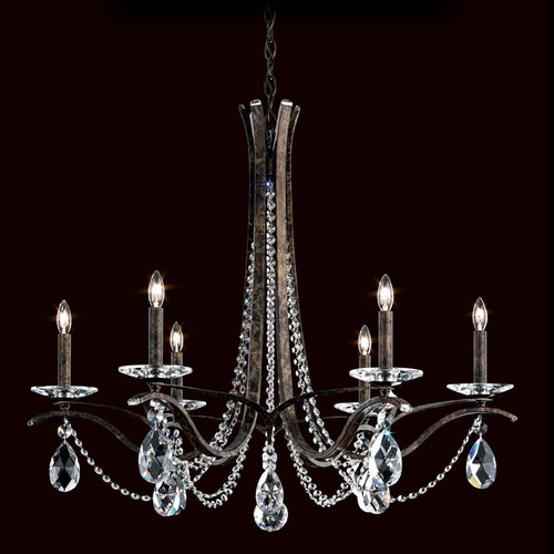 Schonbek Lighting Schonbek Worldwide Lighting Vesca Heirloom Bronze Crystal Chandelier VA8336N-76R