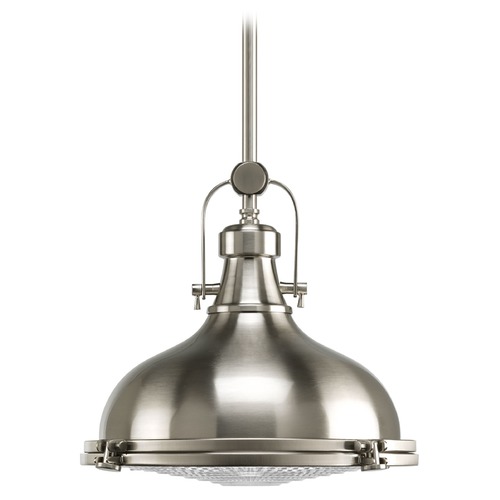 Progress Lighting Coastal LED Pendant in Brushed Nickel by Progress Lighting P5188-0930K9