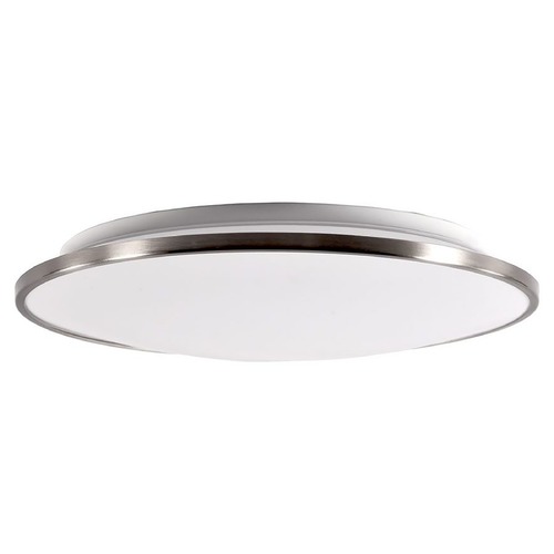 Modern Forms by WAC Lighting Puck 13.63-Inch LED Flush Mount in Brushed Nickel 3500K by Modern Forms FM-4514-35-BN