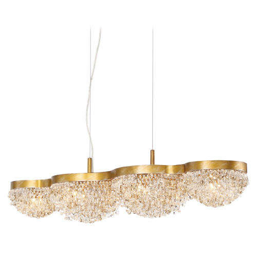 Eurofase Lighting Mondo 41-Inch Chandelier in Antique Gold by Eurofase Lighting 31832-014