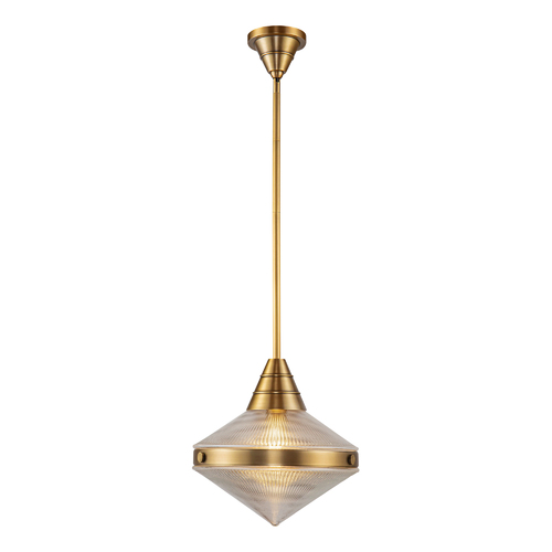 Alora Lighting Willard 13.50-Inch Pendant in Vintage Brass by Alora Lighting PD348114VBPG