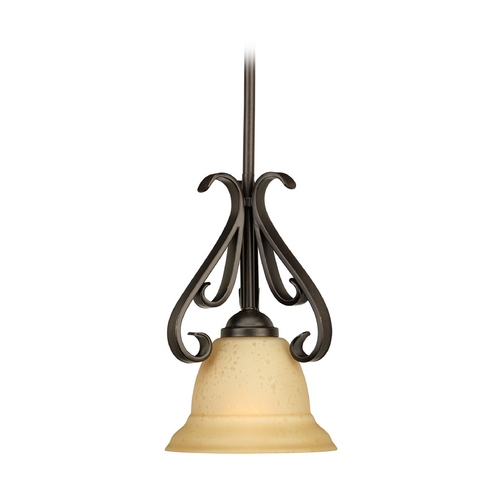 Progress Lighting Torino Mini Pendant in Forged Bronze by Progress Lighting P5153-77