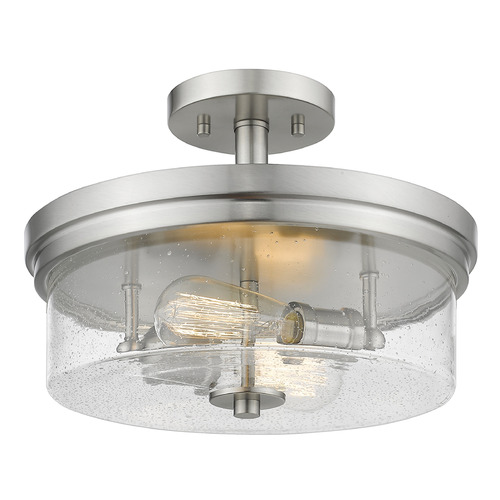 Z-Lite Bohin Brushed Nickel Semi-Flush Mount by Z-Lite 464SF-BN