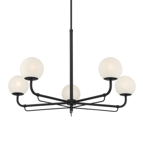 Minka Lavery Whitehall 5-Light Chandelier in Matte Black by Minka Lavery 3795-899