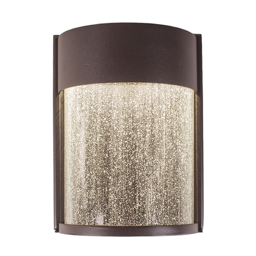 Modern Forms by WAC Lighting Rain 8-Inch LED Outdoor Wall Light in Bronze by Modern Forms WS-W2408-BZ
